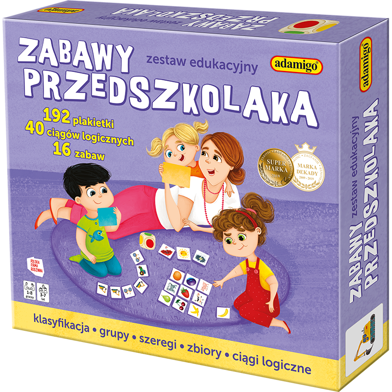 Zabawy przedszkolaka - Gryplanszowe24.pl - sklep