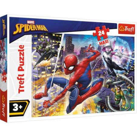 Puzzle 24 maxi - Nieustraszony Spider-man - GryPlanszowe24 - sklep