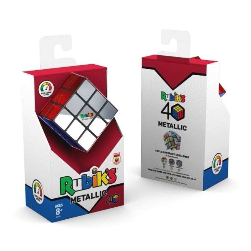 Kostka Rubika Metalik 3x3 RUBIKS Cube - Gryplanszowe24.pl - sklep