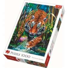Puzzle 1000 - Drapieżny Tygrys - GryPlanszowe24 - sklep