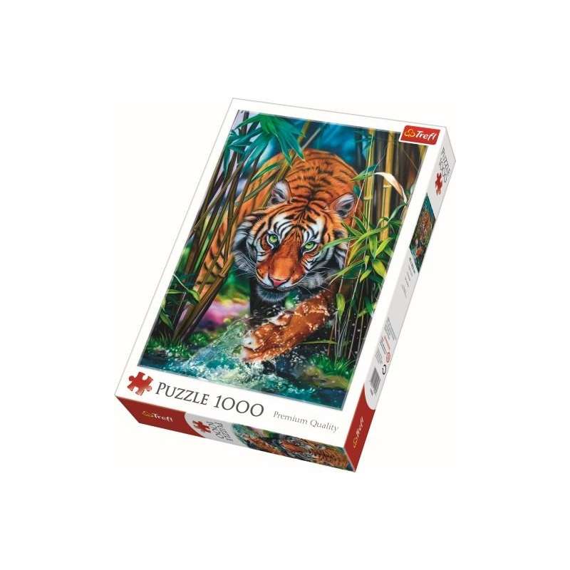 Puzzle 1000 - Drapieżny Tygrys - GryPlanszowe24 - sklep