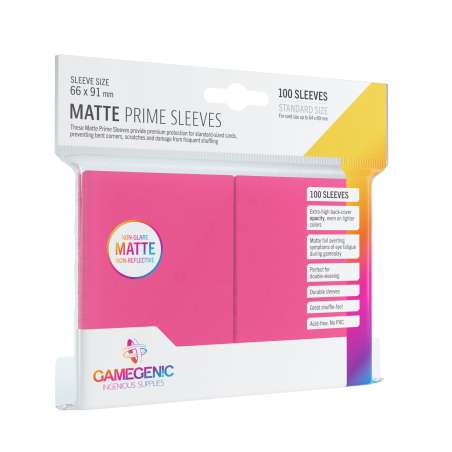 Gamegenic: Matte Prime CCG Sleeves (66x91 mm) - Pink