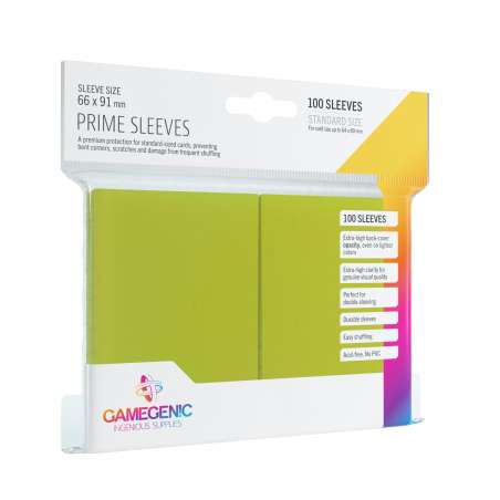 Gamegenic: Matte Prime CCG Sleeves (66x91 mm) - Lime