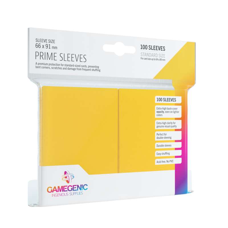 Gamegenic: Matte Prime CCG Sleeves (66x91 mm) - Yellow