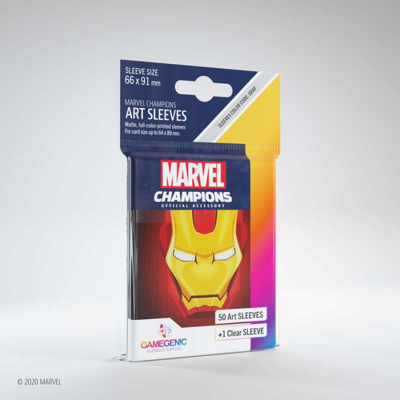 Gamegenic: MC Art Sleeves (66 mm x 91 mm) Iron Man 50+1 szt.