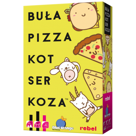 Buła, Pizza, Kot, Ser, Koza - Gryplanszowe24.pl - sklep