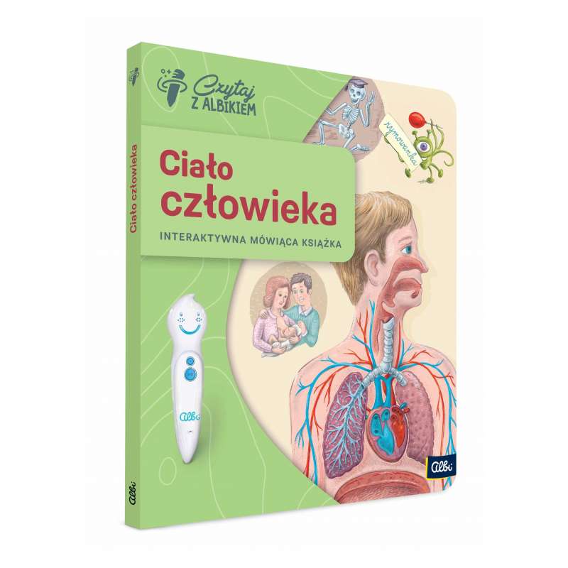 Czytaj z Albikiem - Książka Ciało człowieka - Gryplanszowe24.pl
