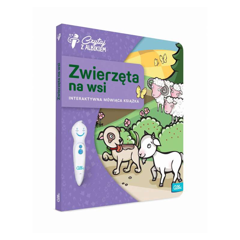Czytaj z Albikiem - Książka Zwierzęta na wsi - Gryplanszowe24.pl