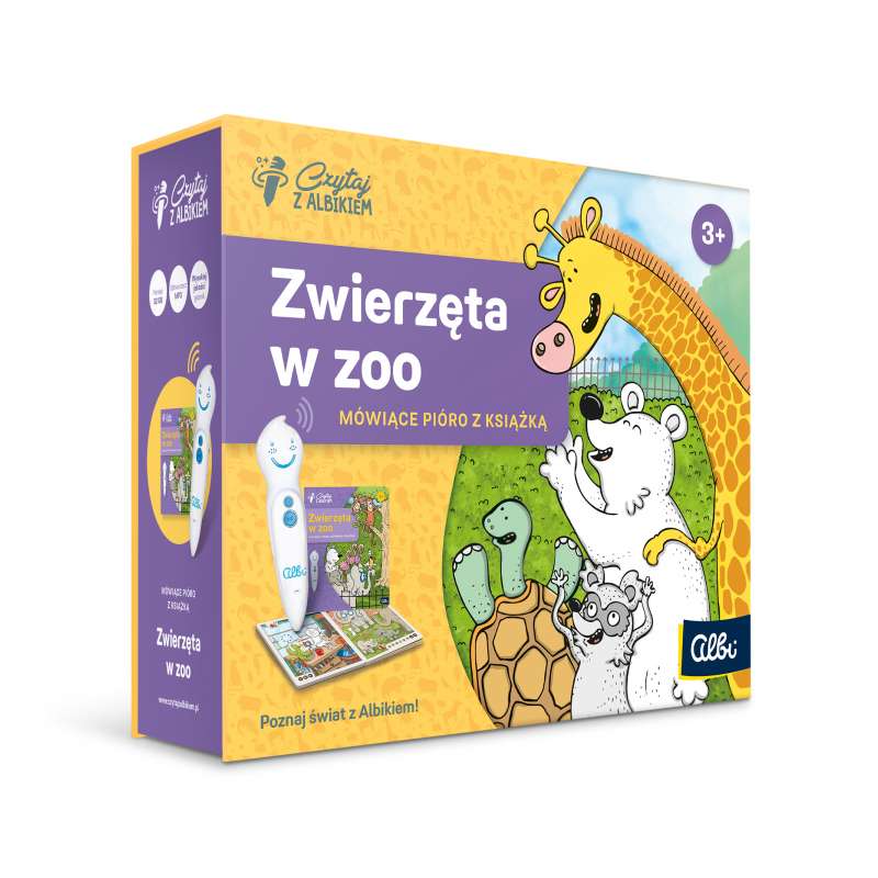 Czytaj z Albikiem - Zwierzęta w Zoo - Gryplanszowe24.pl