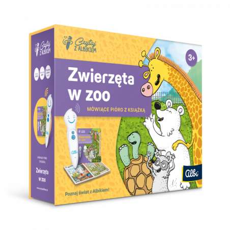 Czytaj z Albikiem - Zwierzęta w Zoo - Gryplanszowe24.pl