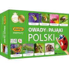 Owady i pająki Polski adamigo memory - Gryplanszowe24.pl - sklep