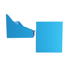 Gamegenic: Double Deck Holder 200+ XL - Blu- Gryplanszowe24.pl - sklep