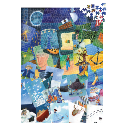 Dixit: Puzzle - Blue MishMash (1000 elementów)
