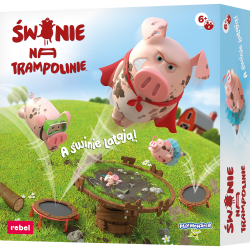 Świnie na trampolinie - Gryplanszowe24.pl - sklep