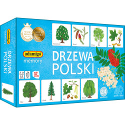 Drzewa polski - adamigo memory- Gryplanszowe24.pl - sklep