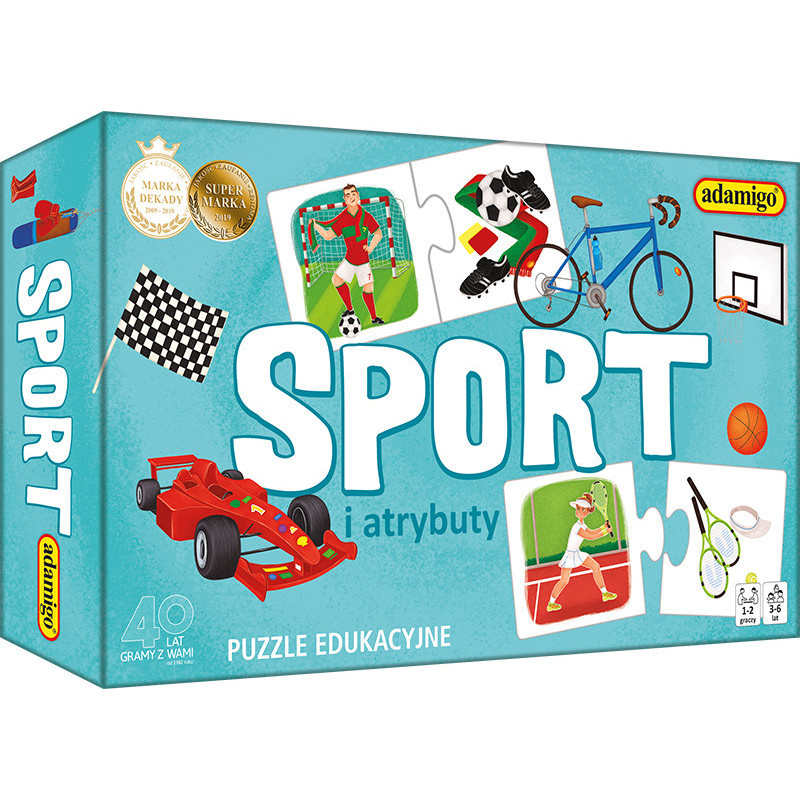 Sport i atrybuty - puzzle - Gryplanszowe24.pl - sklep