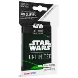 Gamegenic: Star Wars Unlimited - Art Sleeves - Card Back Green