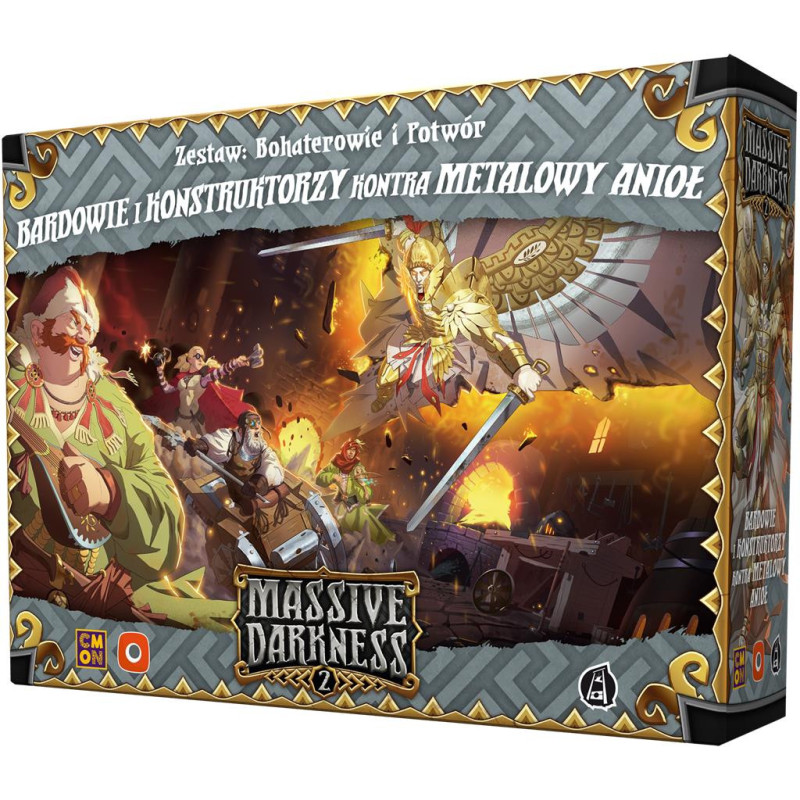 Massive Darkness 2: Zestaw - Bohaterowie i Potwór - Bardowie i Konstru