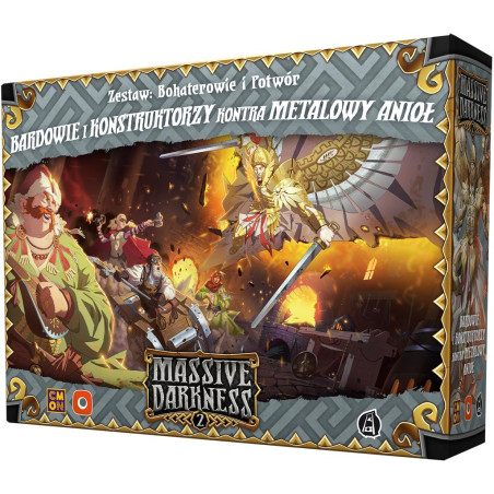 Massive Darkness 2: Zestaw - Bohaterowie i Potwór - Bardowie i Konstru