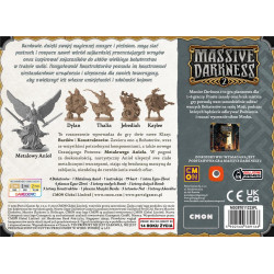 Massive Darkness 2: Zestaw - Bohaterowie i Potwór - Bardowie i Konstru