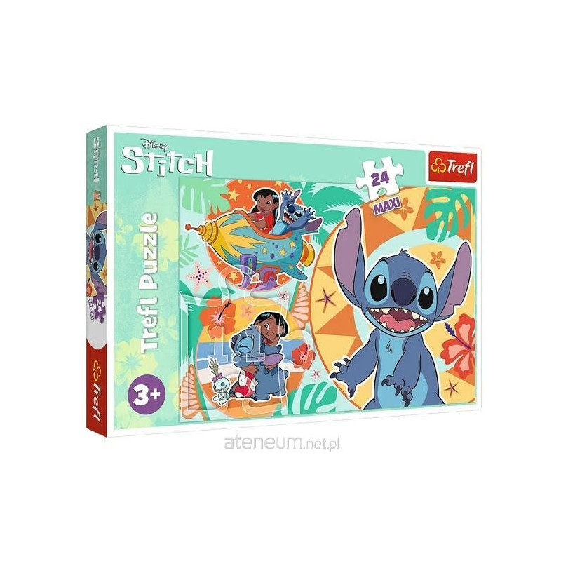 Puzzle 24 Maxi Wesoły dzień Lilo&Stitch TREFL