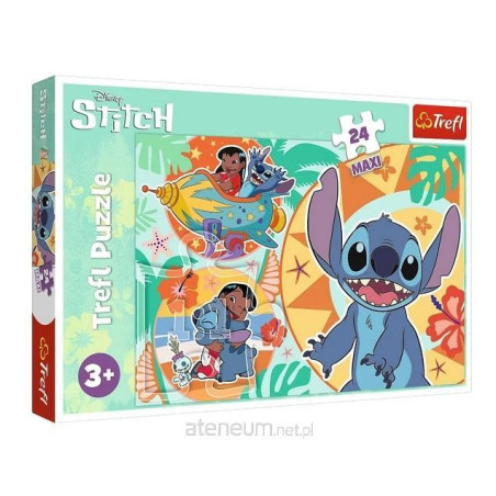 Puzzle 24 Maxi Wesoły dzień Lilo&Stitch TREFL