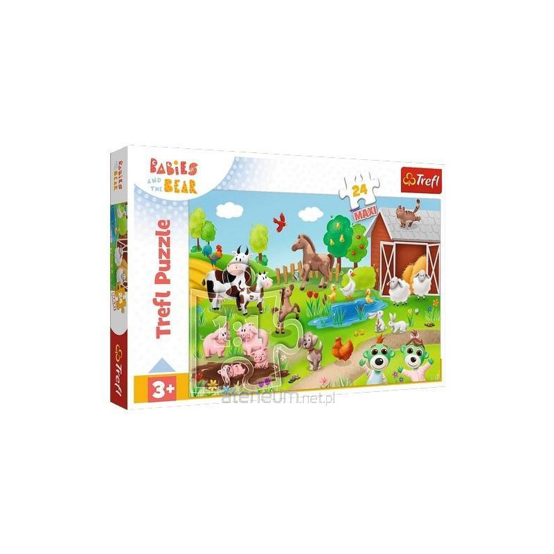 Puzzle 24 maxi Bobaski i Safari TREFL