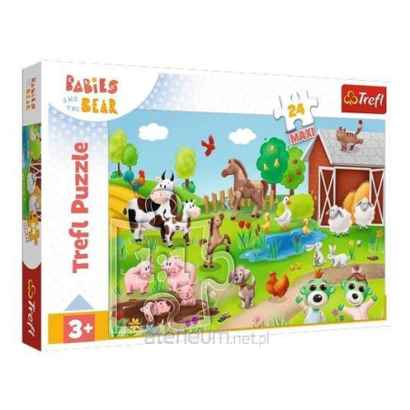 Puzzle 24 maxi Bobaski i Safari TREFL