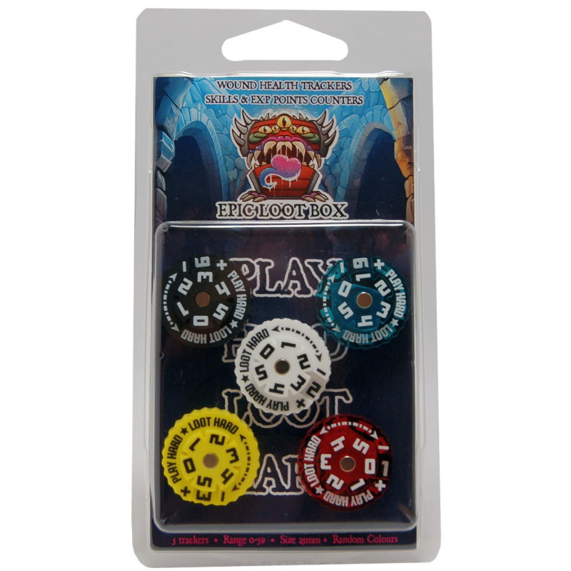 Liczniki/Trackers Counters, Range 0-59, Size 25mm, Random Colours