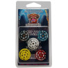 Liczniki/Trackers Counters, Range 0-59, Size 25mm, Random Colours