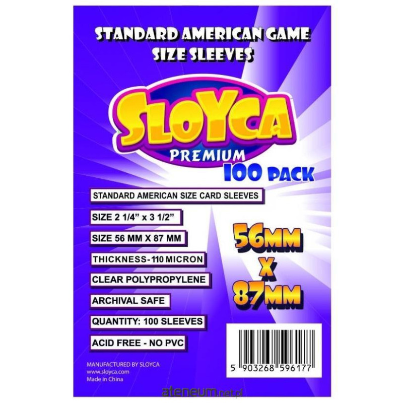 Koszulki Sloyca American Premium 56x87mm(100szt)
