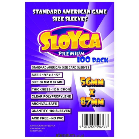 Koszulki Sloyca American Premium 56x87mm(100szt)