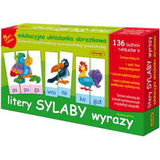Litery sylaby wyrazy - Gryplanszowe24.pl - sklep