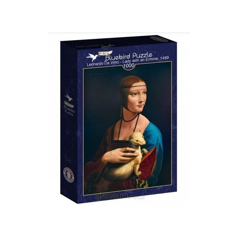 Puzzle Bluebird 1000 Dama z łasiczką Leonardo da Vinci 1489