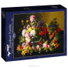 Puzzle Bluebird 1000 Martwa natura z kwiatami i owocami