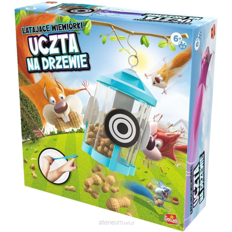 Latające Wiewiórki. Uczta na drzewie!