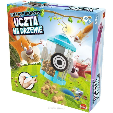 Latające Wiewiórki. Uczta na drzewie!