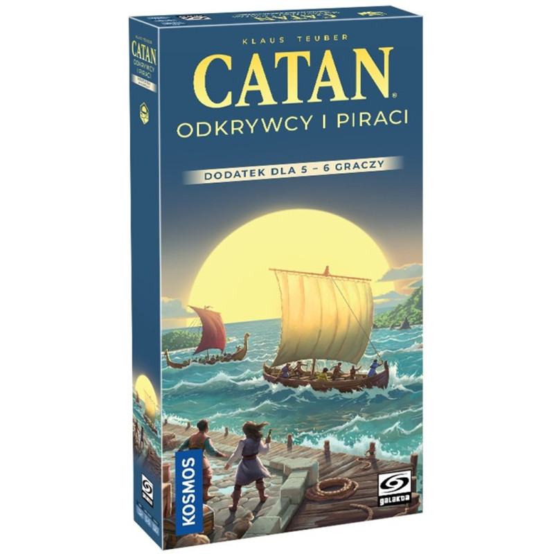Catan: Odkrywcy i Piraci - Dodatek dla 5-6 graczy (edycja 2025)