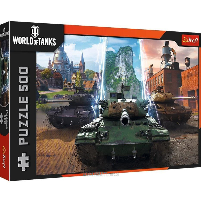 Puzzle 500 World of Tanks: Czas na akcję! TREFL