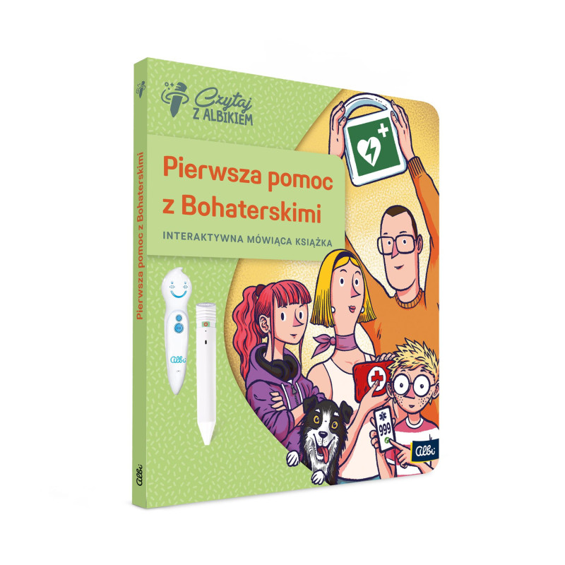 Czytaj z Albikiem - Książka Pierwsza pomoc z Bohaterskimi