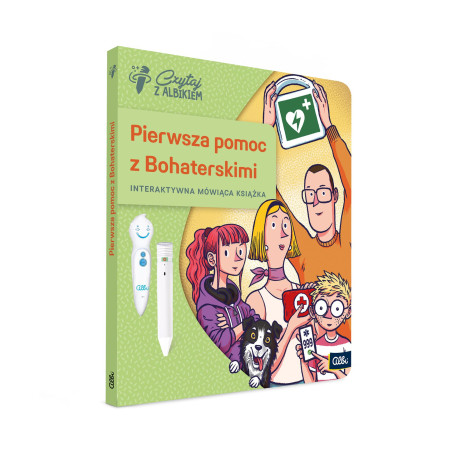Czytaj z Albikiem - Książka Pierwsza pomoc z Bohaterskimi