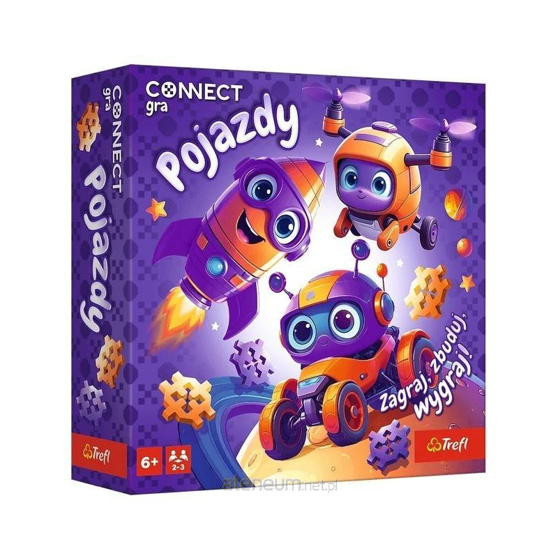 Gra dla dzieci Connect Pojazdy