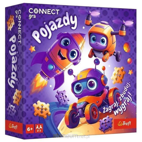 Gra dla dzieci Connect Pojazdy