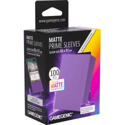 Gamegenic: Matte Prime Sleeves (66x91 mm) - Purple - 100 sztuk