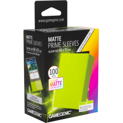 Gamegenic: Matte Prime Sleeves (66x91 mm) - Lime - 100 sztuk