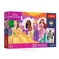 Puzzle 100 Disney Księżniczki + plakat TREFL