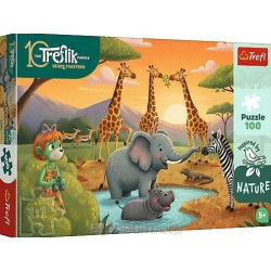 Puzzle 100 Inspired By Nature Wesoła ferajna TREFL