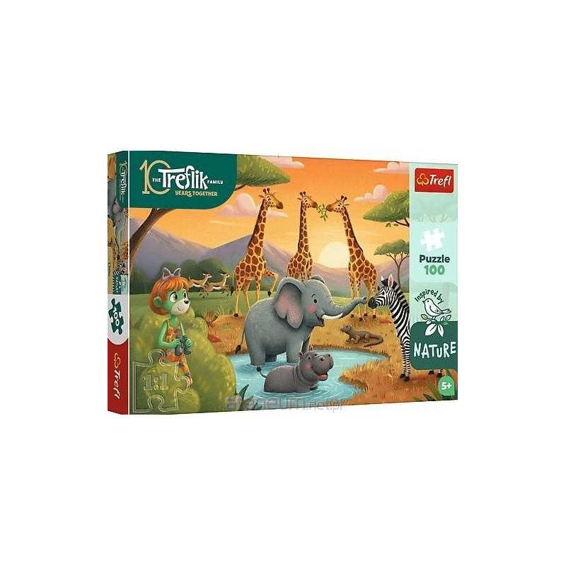 Puzzle 100 Inspired By Nature Wesoła ferajna TREFL