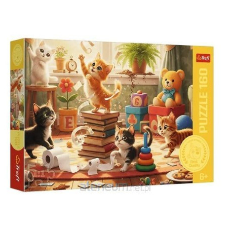 Puzzle 160 Kocie psoty TREFL