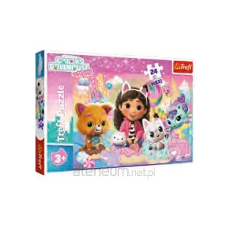 Puzzle 24 Maxi Koci świat Gabby TREFL